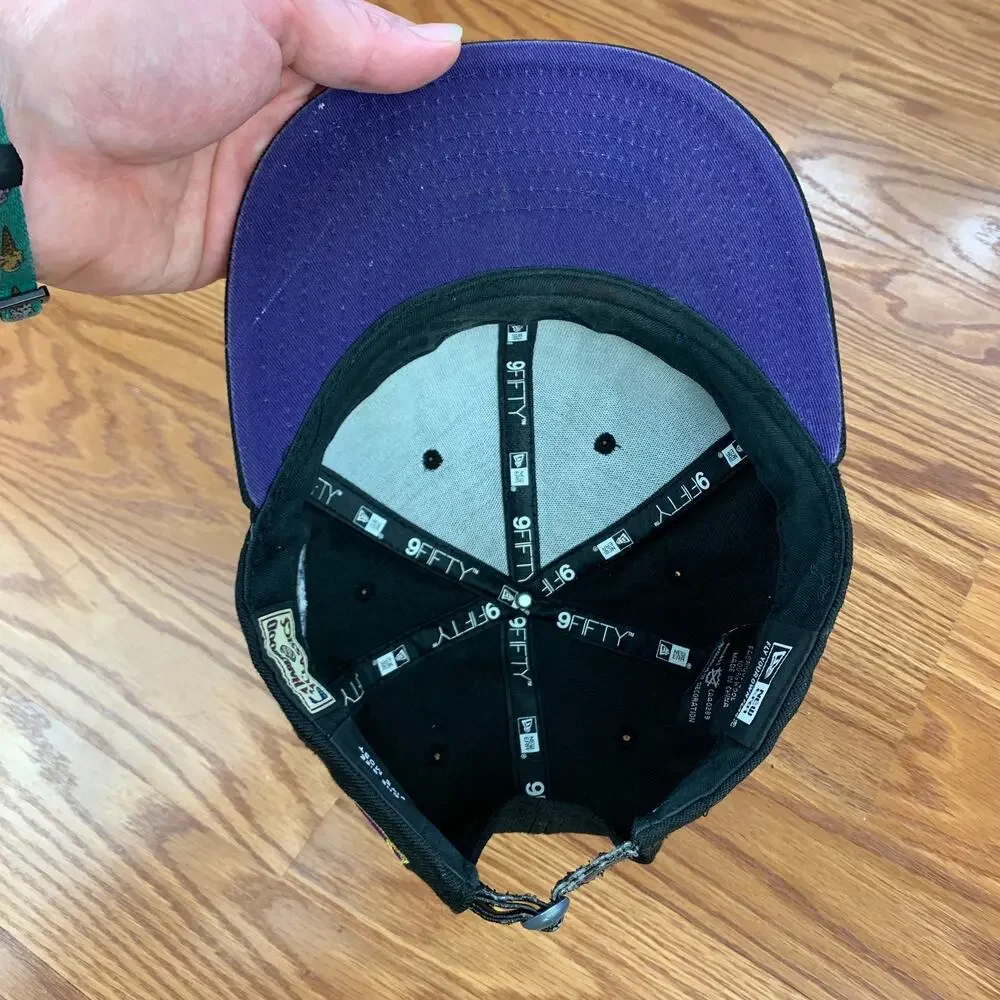 New Era 9Fifty Hardwood Classics Los Angeles Lakers Strapback Flat bill Hat